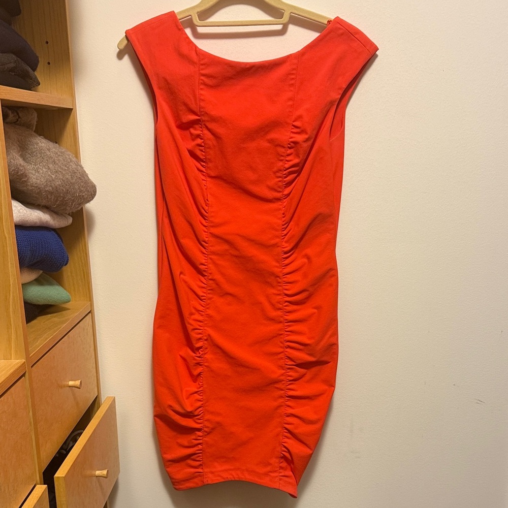 Ali Ro Orange Mini Dress